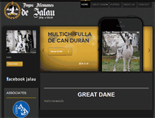 Tablet Screenshot of dogoalemanjalau.com
